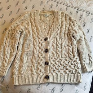 Aerie Cable Knit Cardigan